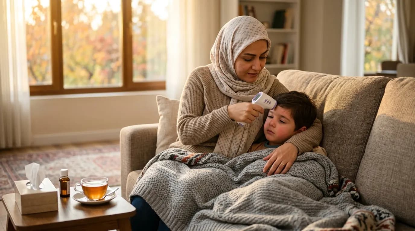 آنفولانزا ۱۴۰۵ یا سرماخوردگی؟ علائم، پیشگیری و مراقبت در خانه