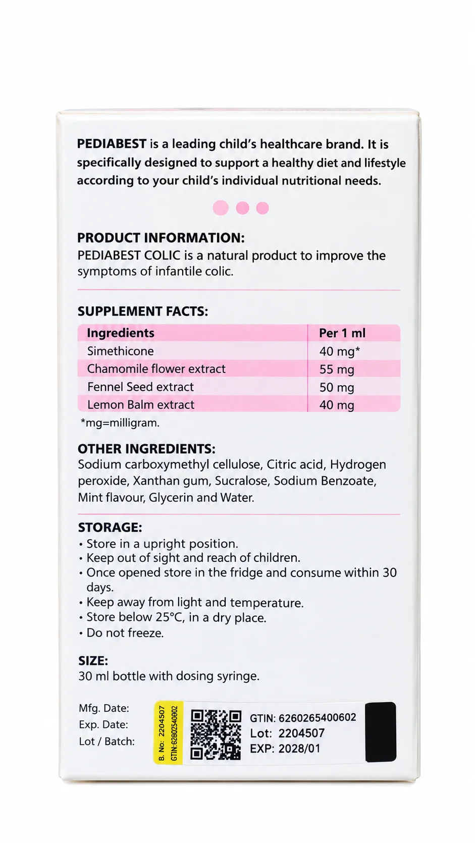 کولیک پدیابست PediaBest Colic — تصویر 3